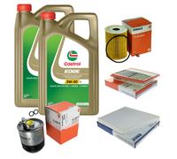 MAHLE Controllo Set 10L CASTROL EDGE 5W-30 C3 Per Mercedes-Benz E-Klasse