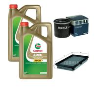 MAHLE Controllo Set 10L CASTROL EDGE 5W-30 C3 Per Nissan Note 1.6 Tiida