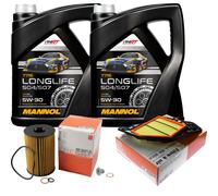 Mahle Controllo Set 10L mannol 5W-30 Longlife per BMW 7er 750i Sx. 6er