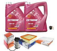 Mahle Controllo Set 10L mannol 5W-40 Estremo per Audi A4 Avant RS4 Quattro