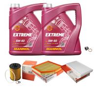 Mahle Controllo Set 10L mannol 5W-40 Estremo per BMW 6er Cabriolet 650i 550i