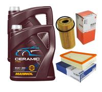 MAHLE Controllo Set 10L MANNOL Ceramic 5W-30 Per Renault Scénic II 2.0 dCi