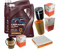 MAHLE Controllo Set 10L MANNOL Ceramic 5W-40 Per Fiat Ducato Kasten 160