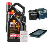 MAHLE Controllo Set 10L MOTUL 8100 X-CESS 5W-40 Per Nissan Tiida Schrägheck