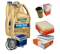 MAHLE Controllo Set 10L RAVENOL Turbo VST 5W-40 per BMW 5er E39 535i