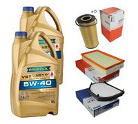 MAHLE Controllo Set 10L RAVENOL VST 5W-40 per Mercedes W210 E 290 D S210