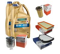 MAHLE Controllo Set 10L RAVENOL VST 5W-40 per Mercedes W210 E 290 D S210