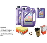 MAHLE Controllo Set 11 L LIQUI MOLY 5W-40 High Tech Per BMW 7 Serie 740i iL