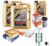 MAHLE Controllo Set 11 L Liqui Moly Leichtlauf 10W-40 Per Audi A4 Avant RS4