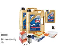 MAHLE Controllo Set 11 L Liqui Moly LONGLIFE III 5W-30 Per Audi A4 Avant RS4