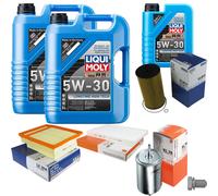 MAHLE Controllo Set 11 L Liqui Moly Longtime 5W-30 Per Audi A4 Avant S4