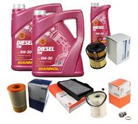 MAHLE Controllo Set 11 L MANNOL Diesel TDI 5W-30 Per Saab 9-5 Kombi 3.0 TiD