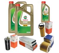 MAHLE Controllo Set 11L CASTROL EDGE 5W-30 C3 Per Audi A6 Allroad 2.7 TDI