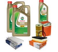 MAHLE Controllo Set 11L CASTROL EDGE 5W-30 C3 Per Opel Movano B Furgone 2.3
