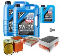MAHLE Controllo set 11l Liqui Moly Longtime 5W-30 per Mercedes-Benz