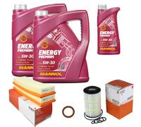 Mahle Controllo Set 11L Mannol 5W-30 Energy Premium Per Mercedes R-Klasse