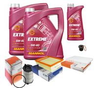 Mahle Controllo Set 11L mannol 5W-40 Estremo per Audi A4 Avant RS4 Quattro