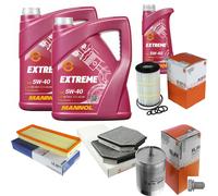 MAHLE Controllo Set 11L MANNOL 5W-40 Extreme Per Mercedes-Benz SL 55