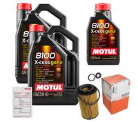 MAHLE Controllo Set 11L MOTUL 8100 X-CESS 5W-40 Per Mercedes-Benz E-Klasse