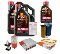 MAHLE Controllo Set 11L MOTUL 8100 X-CLEAN 0W-30 Per Audi Q7 3.0 TDI Quattro