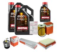 MAHLE Controllo Set 11L MOTUL 8100 X-CLEAN EFE 5W-30 Per Jeep Commander 3.0