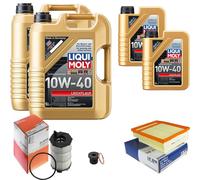 MAHLE Controllo Set 12 L Liqui Moly Leichtlauf 10W-40 Per Audi A4 Avant RS4