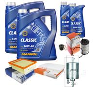 MAHLE Controllo Set 12 L MANNOL Classic 10W-40 Per Audi A4 Avant RS4 Quattro