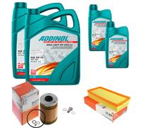 MAHLE Controllo Set 12L ADDINOL GIGA LIGHT MV 5W-30 Per BMW 5 Serie E28