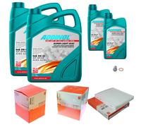 MAHLE Controllo Set 12L ADDINOL SUPER LIGHT 5W-40 Per Mercedes G W463