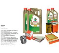 MAHLE Controllo set 12L CASTROL EDGE 5W-30 C3 per Mercedes-Benz Sprinter