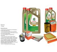 MAHLE Controllo set 12L CASTROL EDGE 5W-30 C3 per Mercedes-Benz Sprinter
