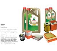 MAHLE Controllo set 12L CASTROL EDGE 5W-30 C3 per Mercedes-Benz Sprinter