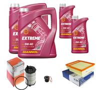 Mahle Controllo Set 12L mannol 5W-40 Estremo per Audi A4 Avant RS4, Quattro