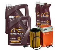 MAHLE Controllo Set 12L MANNOL Energy 5W-30 per Land Rover Range 4.4 D 4x4