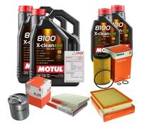 Mahle Controllo Set 12L Motul 8100 x-Pulire Efe 5W-30 per Modello Mercedes