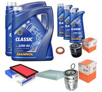 MAHLE Controllo Set 13 L MANNOL Classic 10W-40 Per Nissan X-Trail 2.2 dCi