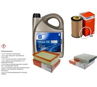 Mahle Controllo Set 5 L GM olio motore dexos2 5W-30 per Opel Mokka / Moca