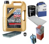 MAHLE Controllo Set 5 L Liqui Moly 10W-40 Per Fiat Punto Cabriolet 85 16V