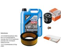 Mahle Controllo Set 5 L Liqui Moly da Molto Tempo 5W-30 per Ford Transito Bus