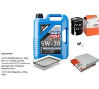 Mahle Controllo Set 5 L Liqui Moly da Molto Tempo 5W-30 per Honda Cr-V I 2.0