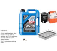 Mahle Controllo Set 5 L Liqui Moly da Molto Tempo 5W-30 per Honda Cr-v V I 2.0