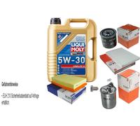 MAHLE Controllo Set 5 L Liqui Moly LONGLIFE III 5W-30 Per VW Polo 64 1.9 D