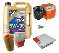 MAHLE Controllo Set 5 L Liqui Moly LONGLIFE III 5W-30 Per VW Polo Classic 75