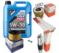 MAHLE Controllo Set 5 L Liqui Moly Longtime 5W-30 Per BMW 3er Compact 316 TI