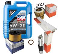 MAHLE Controllo Set 5 L Liqui Moly Longtime 5W-30 Per BMW 3er Compact 316 TI