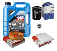 MAHLE Controllo Set 5 L Liqui Moly Longtime 5W-30 Per Fiat Punto 1.2 60