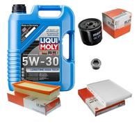 MAHLE Controllo Set 5 L Liqui Moly Longtime 5W-30 Per Fiat Punto 1.2 60