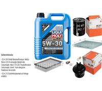 MAHLE Controllo Set 5 L Liqui Moly Longtime 5W-30 Per Honda CR-V I 2.0 16V