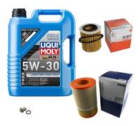 MAHLE Controllo Set 5 L Liqui Moly Longtime 5W-30 Per Saab 9-5 Kombi 1.9 TiD