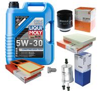 MAHLE Controllo Set 5 L Liqui Moly Longtime 5W-30 Per VW Polo 1.6 Bi-Fuel
